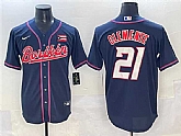 Men's Puerto Rico #21 Roberto Clemente Navy 2023 World Baseball Classic Stitched Jersey,baseball caps,new era cap wholesale,wholesale hats